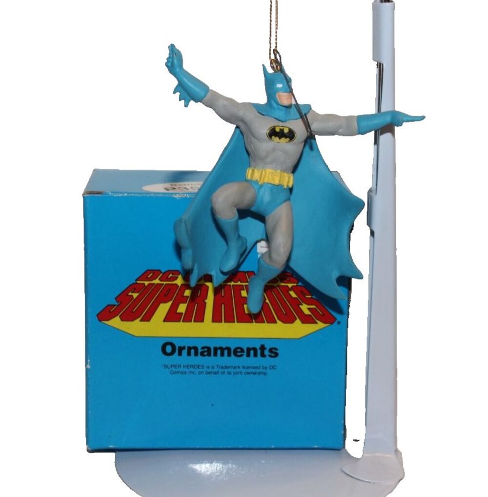 Vintage 1989 Hamilton Gifts DC Comics Super Heroes Batman Ornament Original Box